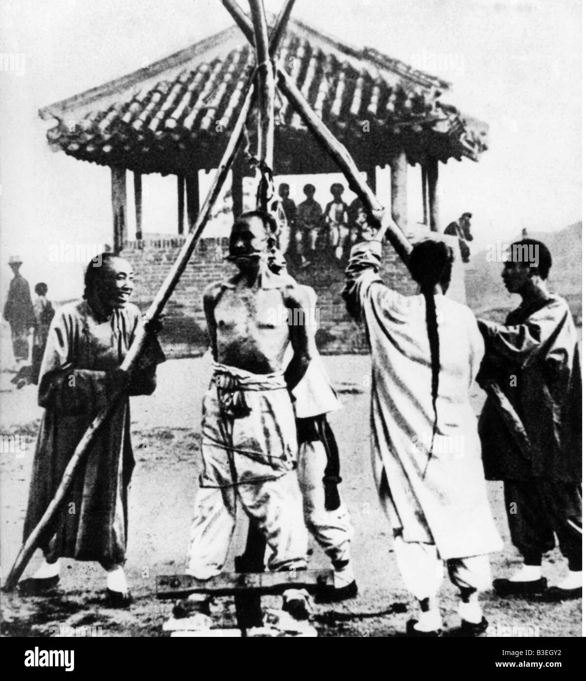 Géographie / voyages, Chine, politique, Boxer Rebellion, exécution d'un Boxer, 1900, Banque D'Images