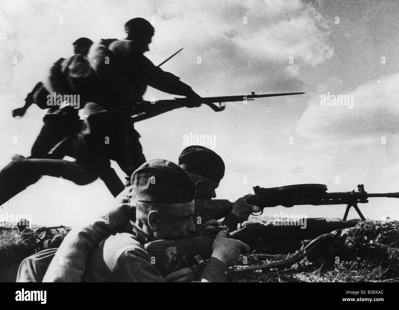La Seconde Guerre mondiale / Russie / Août 1941 Banque D'Images