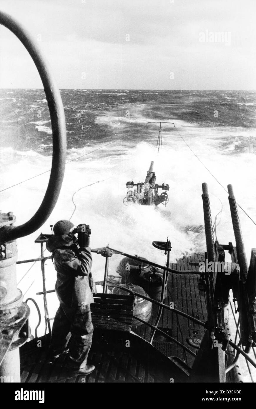 Sous-marins allemands dans l'Atlantique, 1942/3 Banque D'Images