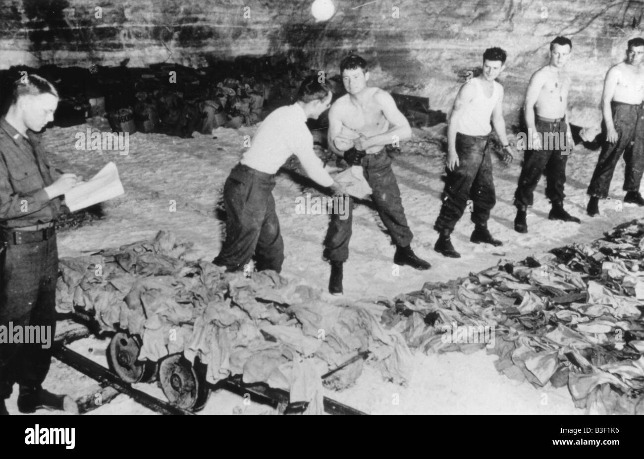 Kaiseroda / 1945 soldats US & lingots. Banque D'Images Kaiseroda / 1945 soldats US & lingots. Banque D'Images