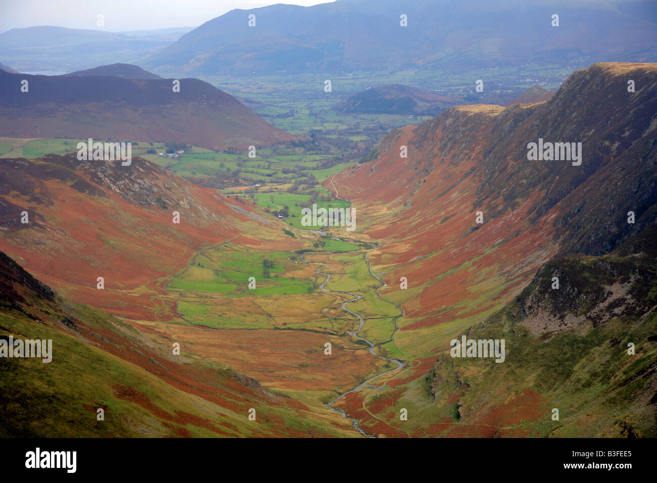 Derwent Fells de Dale Head Parc National de Lake District Cumbria England UK Banque D'Images