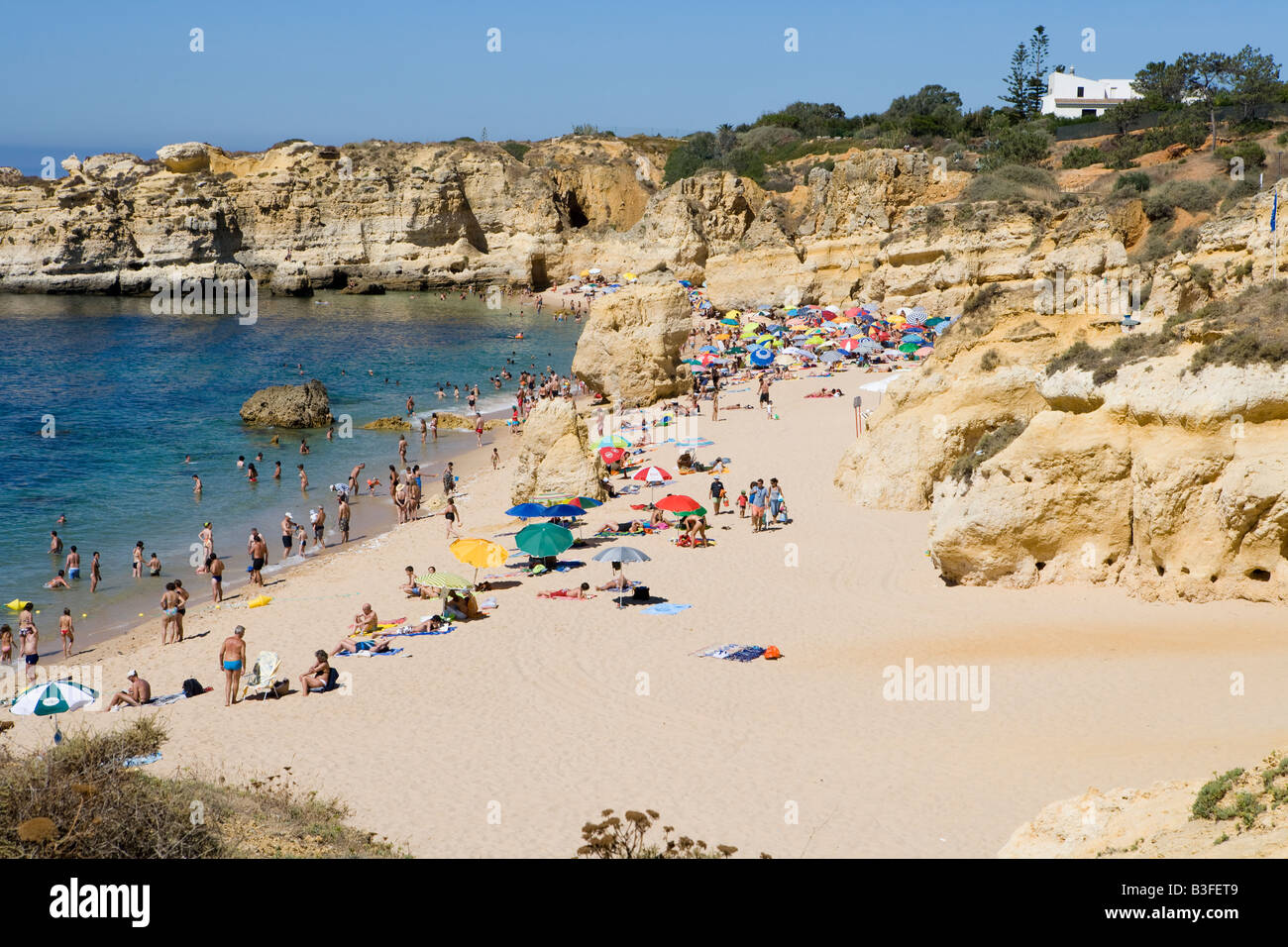 Sao Rafael Beach à Albufeira, Algarve Portugal Banque D'Images