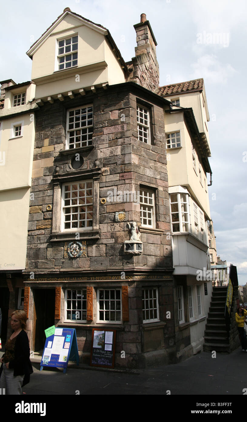 John Knox House à Edinburgh's Royal Mile Banque D'Images
