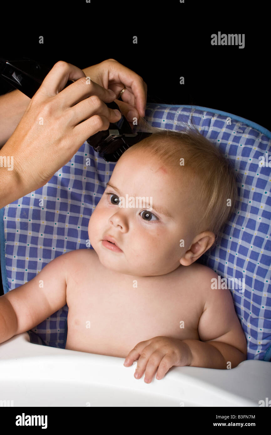 Premiere Coupe De Bebe Garcon Photo Stock Alamy