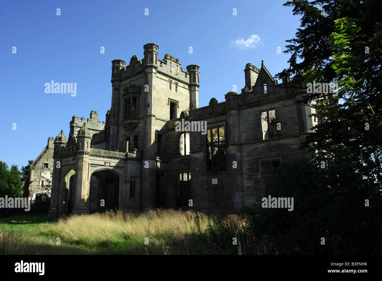 Ruines de Ury maison près de Stonehaven dans Aberdeenshire, Scotland, UK, qui est le site
