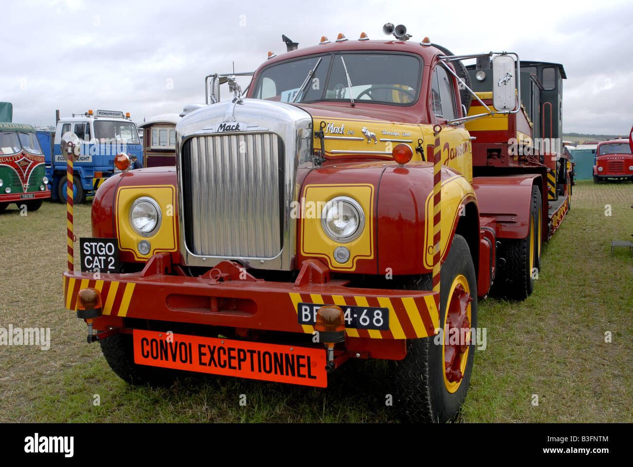 Mack Truck transport lourd à grande vapeur dorset fair Banque D'Images