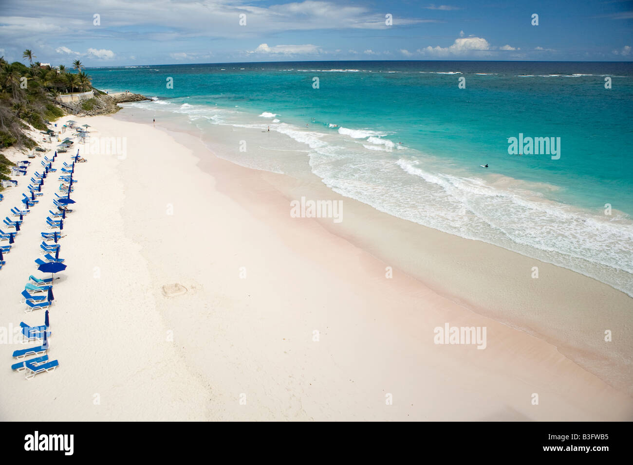 Crane Beach, la Barbade Caraïbes Banque D'Images Crane Beach, la Barbade Caraïbes Banque D'Images
