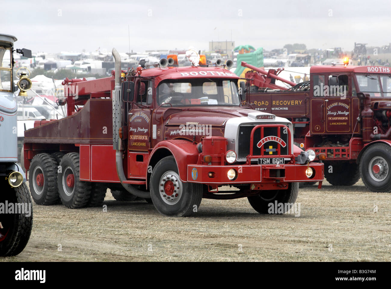 1928 transport lourd tracteur en show arena Banque D'Images