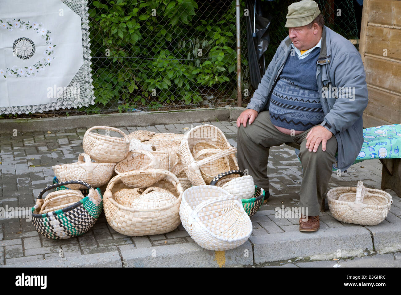 Marché traditionnel Zakopane Polen Banque D'Images