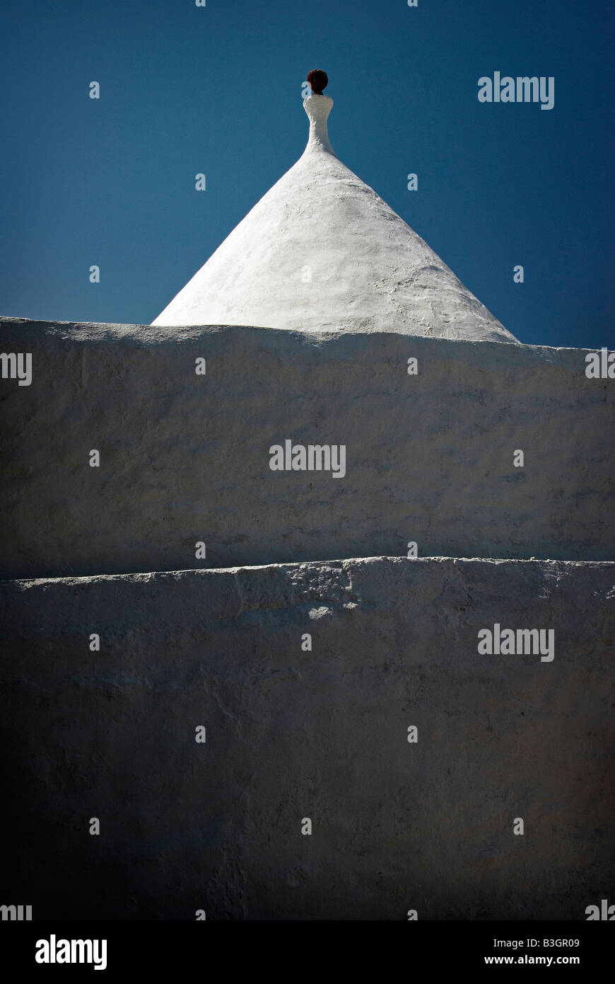 L'Italie, Pouilles. L'année 2008. Trullo. Banque D'Images