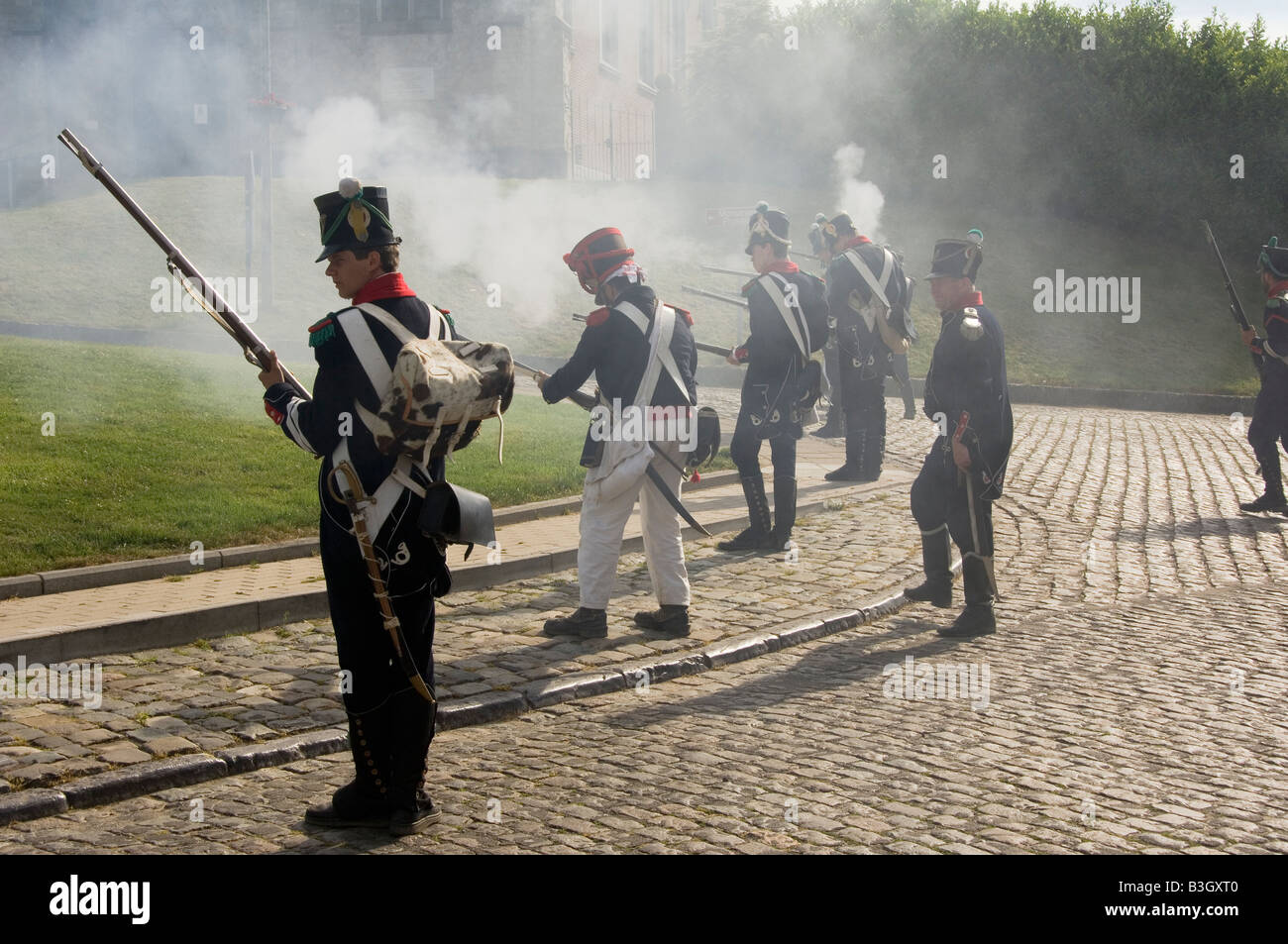 Bataille de Waterloo Banque D'Images