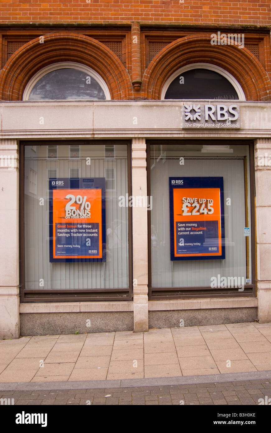 La Royal Bank of Scotland à Norwich, Norfolk, UK Banque D'Images