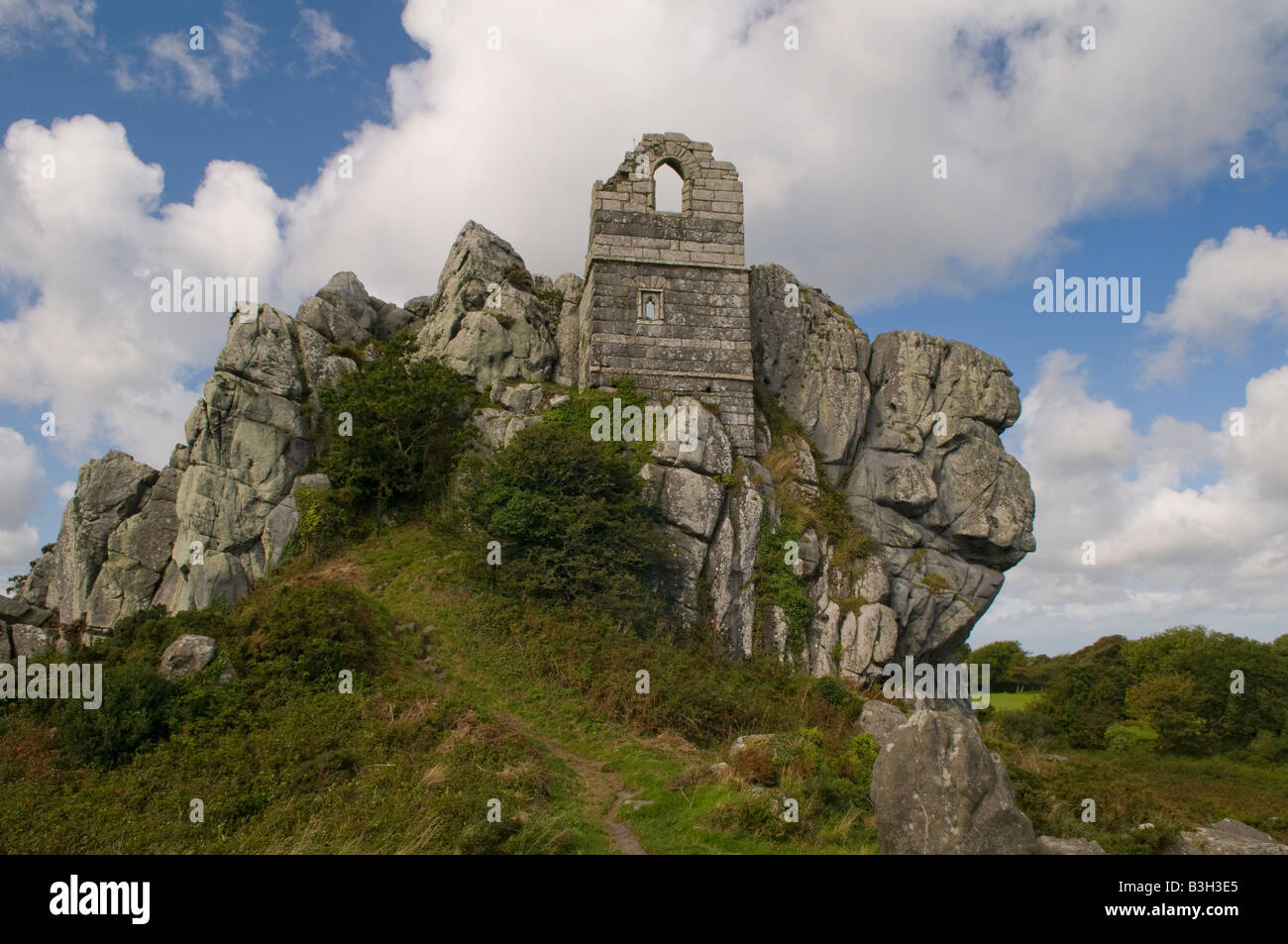 Roche rock Chapelle, Cornwall Banque D'Images