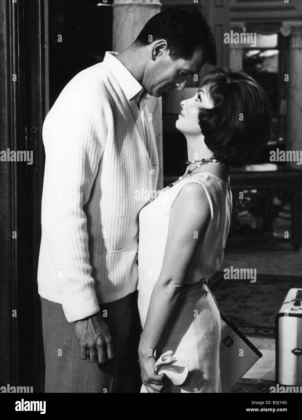 Au mois de septembre 1961/universelle 7 Pictures Corporation avec Rock Hudson et Gina Lollobrigida Banque D'Images