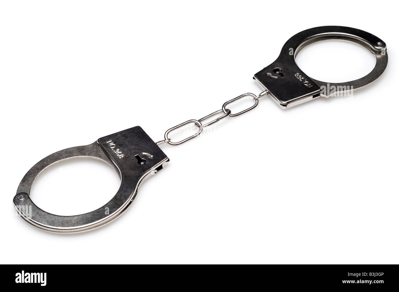 Menottes Cut Out Banque D'Images