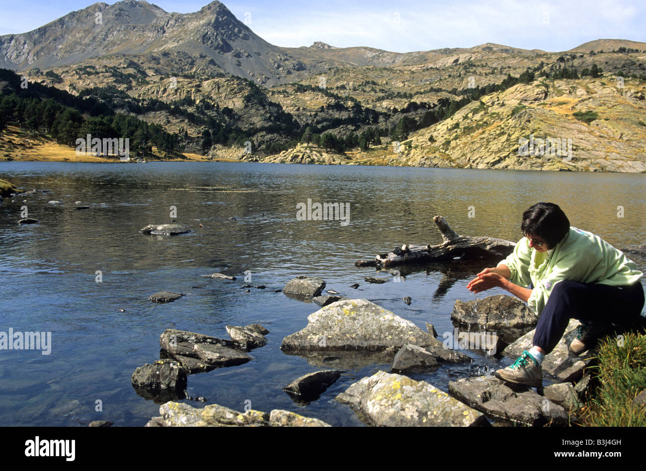 Massif du Carlit. Pyrénées Orientales. France Banque D'Images