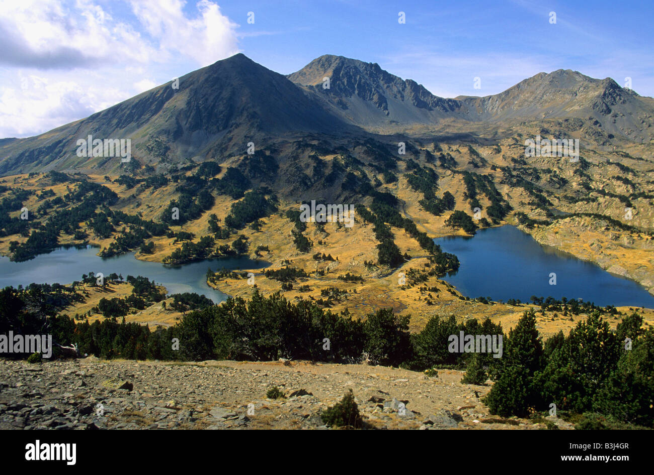 Massif du Carlit. Pyrénées Orientales. France Banque D'Images