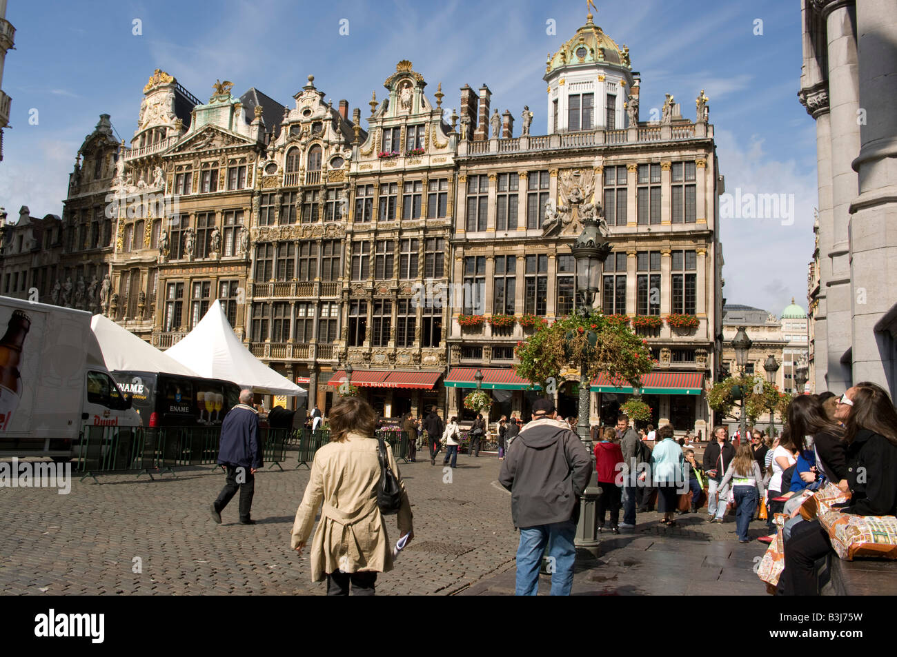 Le Grand Place, Bruxelles, Belgique Banque D'Images