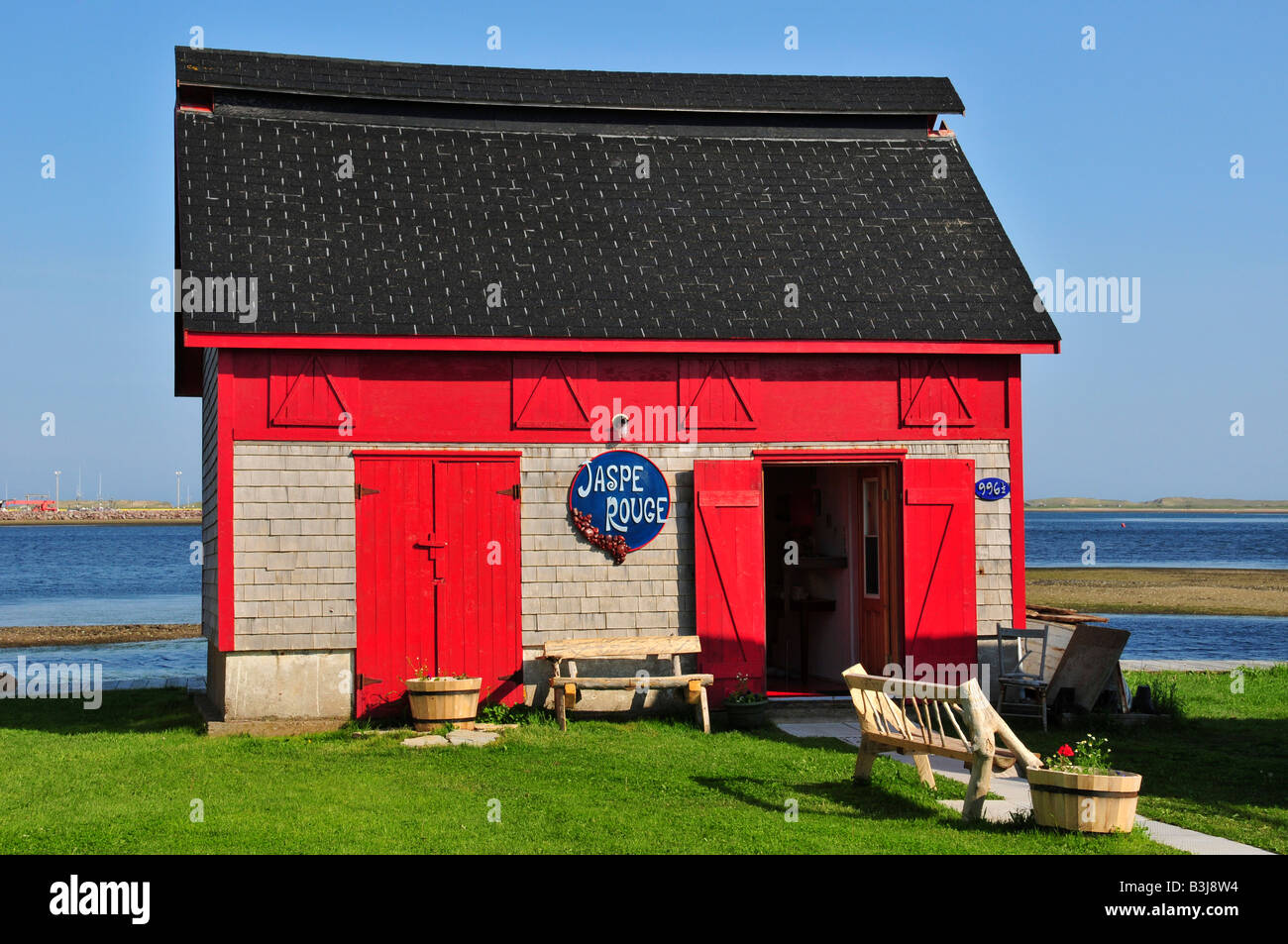 Iles de la Madeleine Havre Aubert Banque D'Images