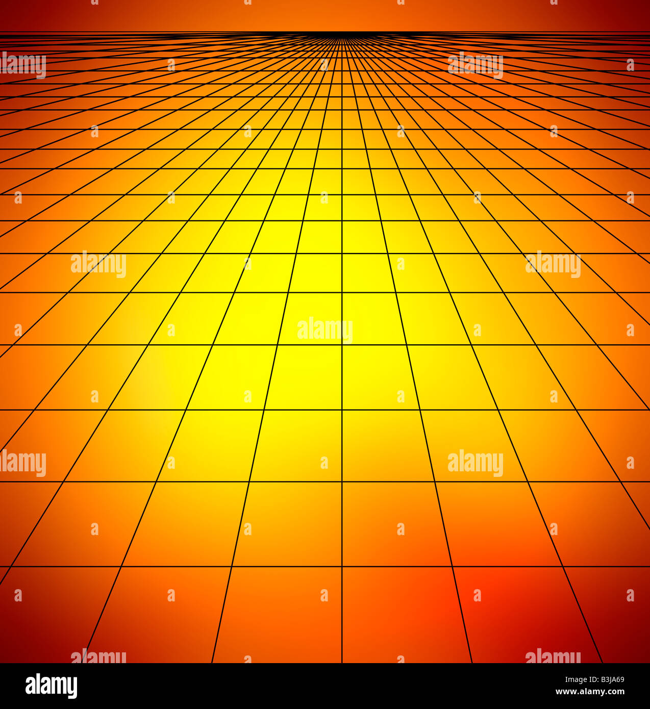 Abstract design géométrique de lignes convergentes Banque D'Images