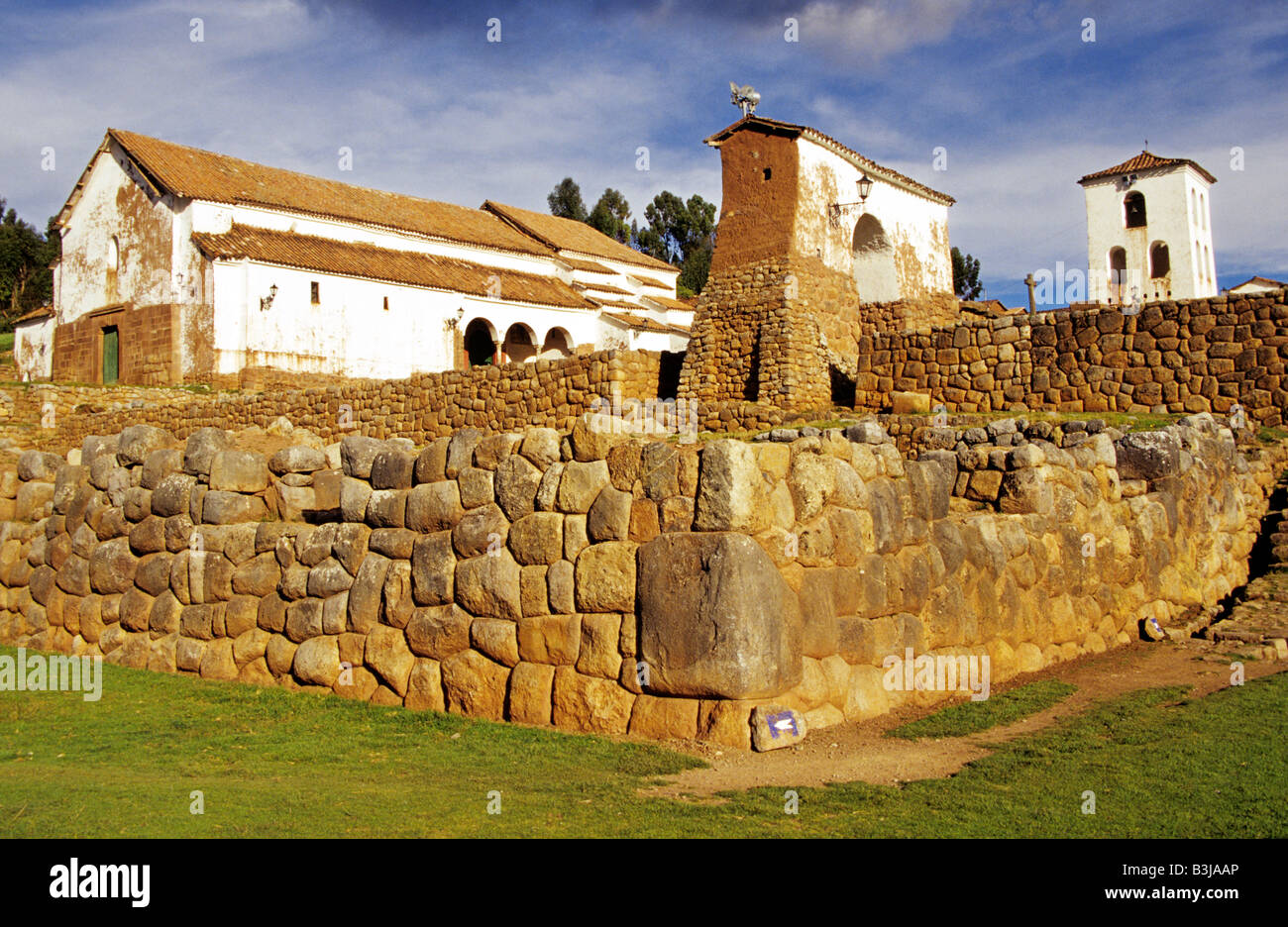 Eglise de Montserrat Montserrat, église de Chinchero, Urubamba, Cuzco, Pérou Banque D'Images