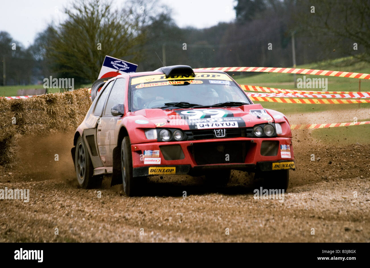 Andy BurtonV6 Peugeot Cosworth Banque D'Images