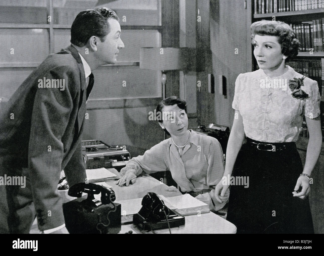 Mariée à vendre 1949 Crest productions film avec Claudette Colbert et Robert Young Banque D'Images