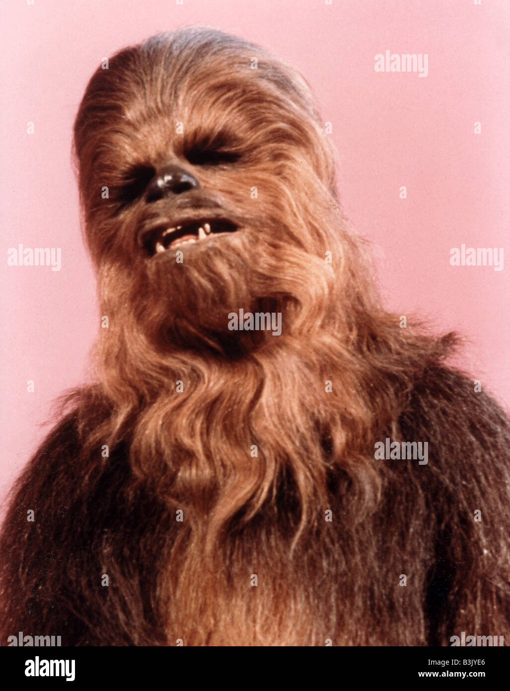 STAR WARS Chewbacca apparaît dans quatre de la série de films Star Wars Banque D'Images