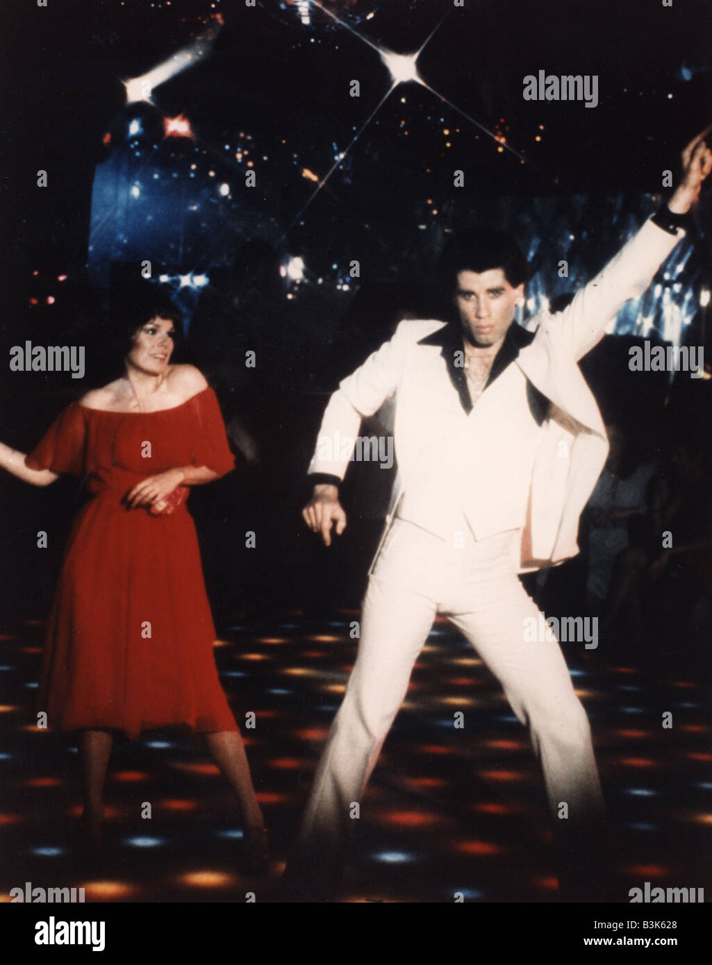 La Fièvre du samedi soir 1977 Paramount/Robert Stigwood avec John Travolta et Karen Lynn Banque D'Images