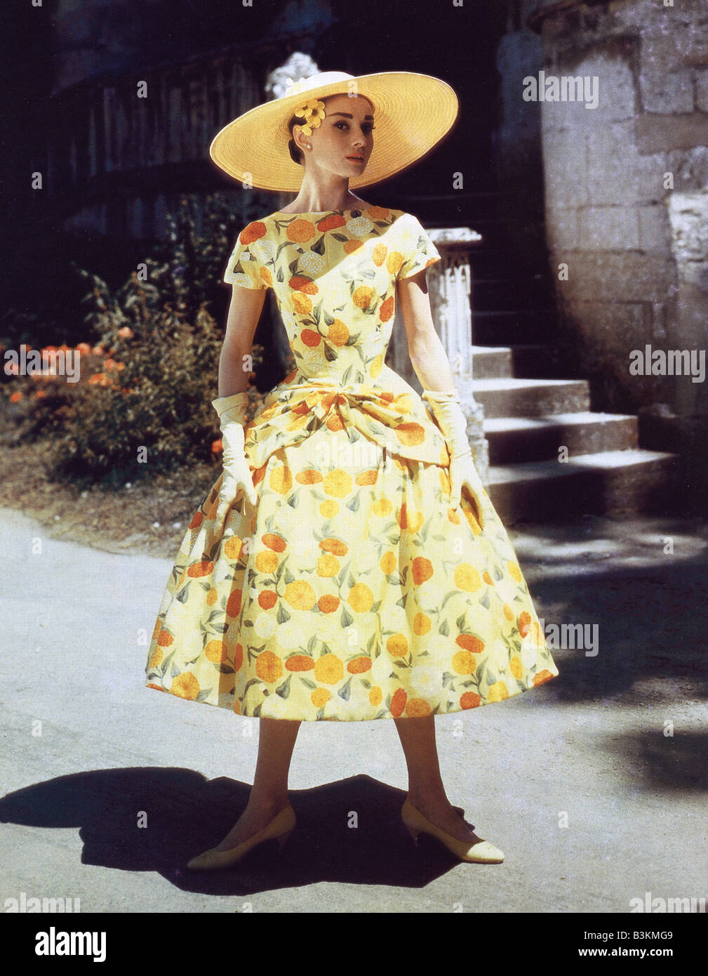 Drôle de visage 1956 Paramount film avec Audrey Hepburn Banque D'Images