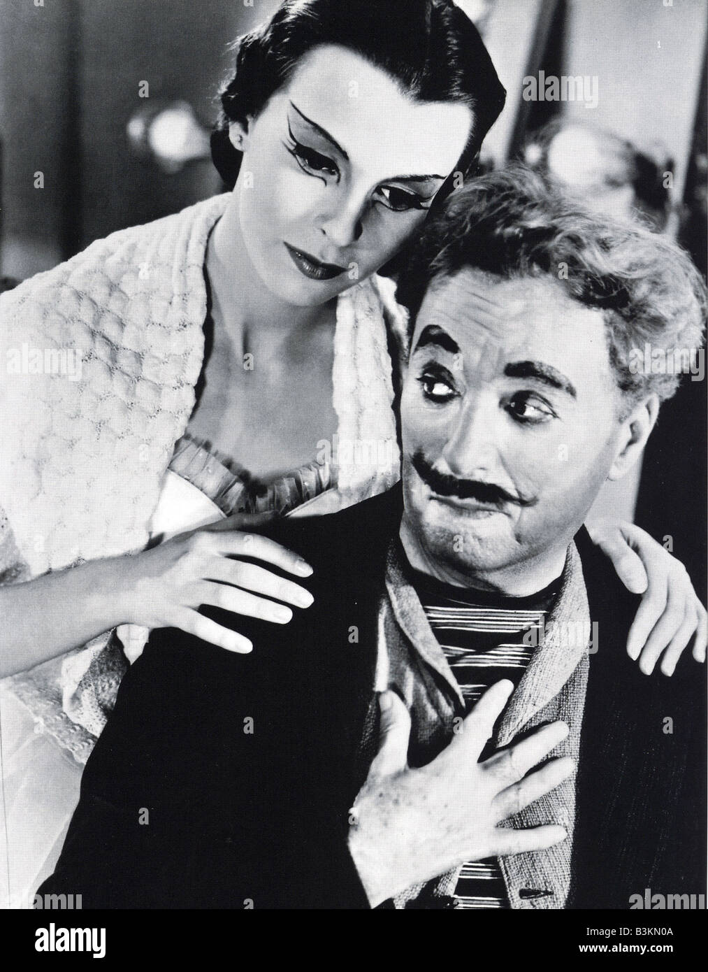 Vedette film de 1952 avec Charles Chaplin et Claire Bloom Banque D'Images