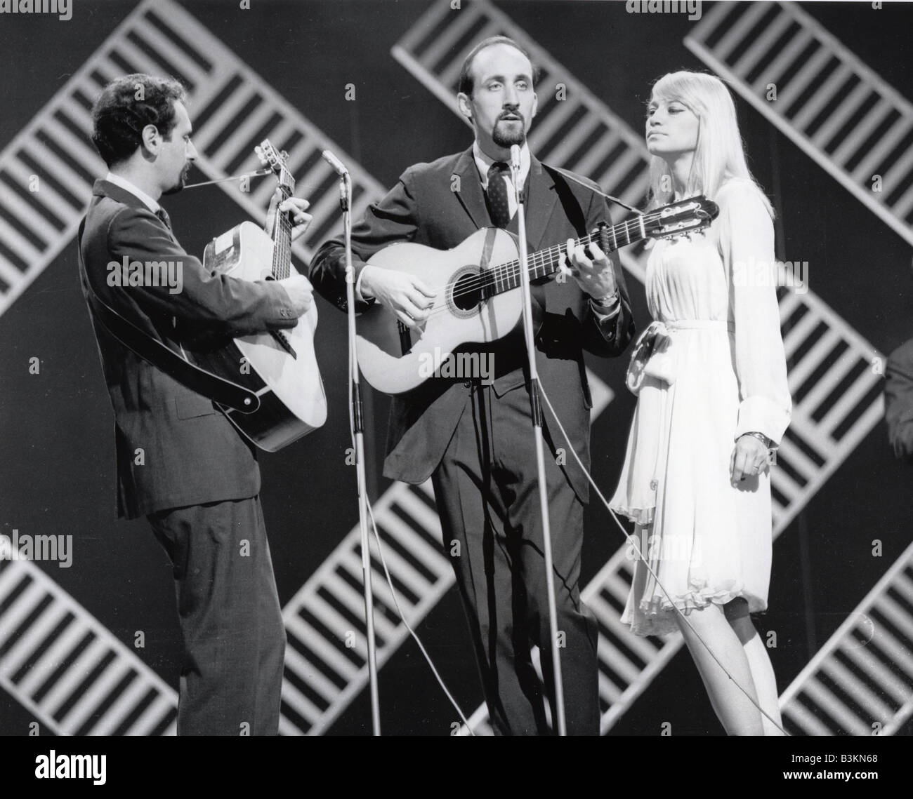 PETER PAUL AND MARY-nous groupe folklorique Banque D'Images