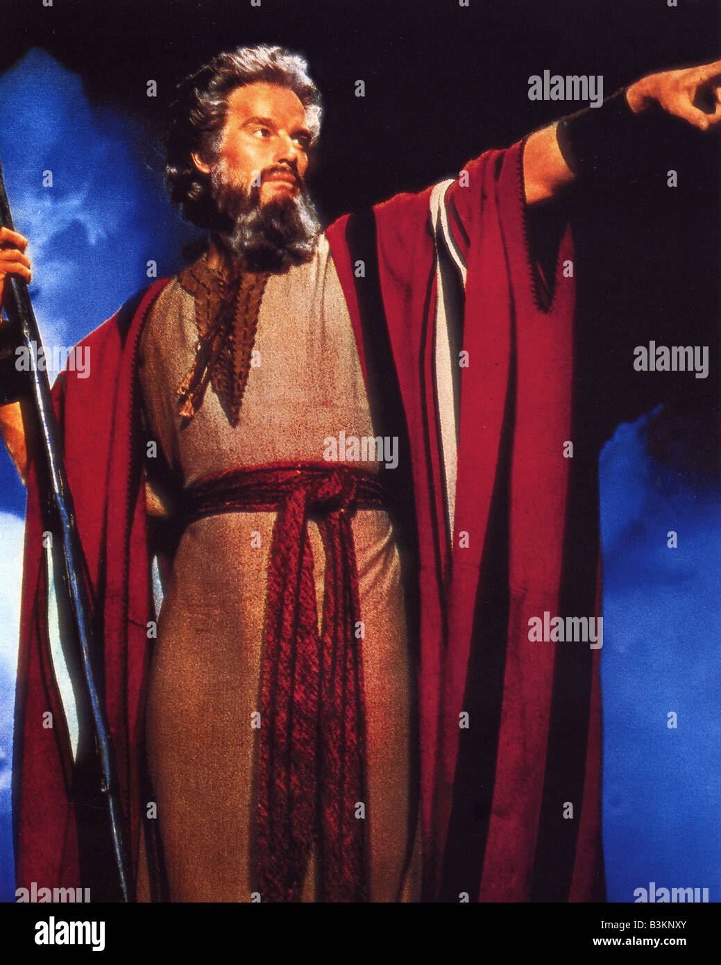 Les dix commandements 1956 Paramount film avec Charlton Heston comme ...