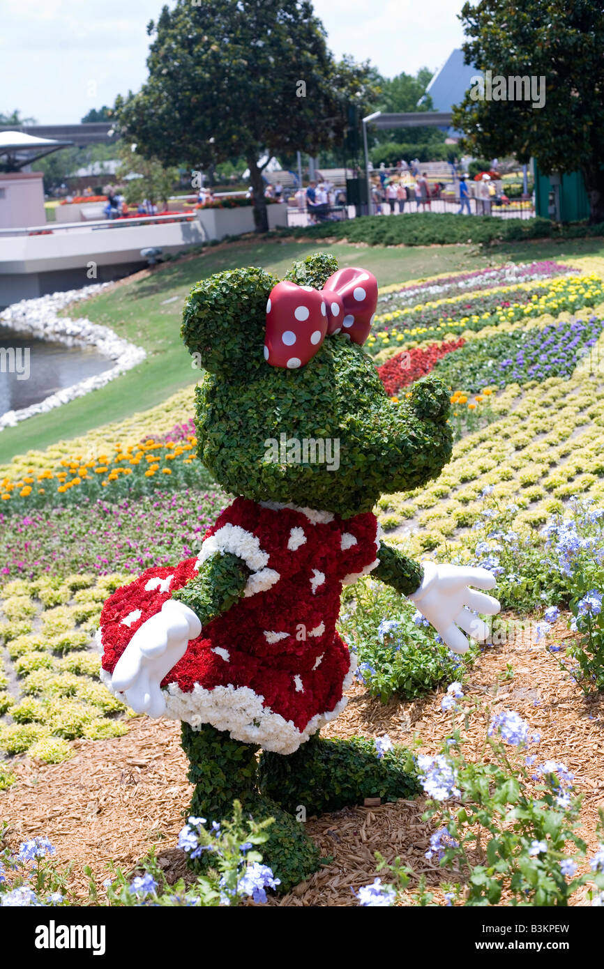 Epcot flower and garden show epcot center walt disney World Orlando Floride plantes Fleurs Banque D'Images