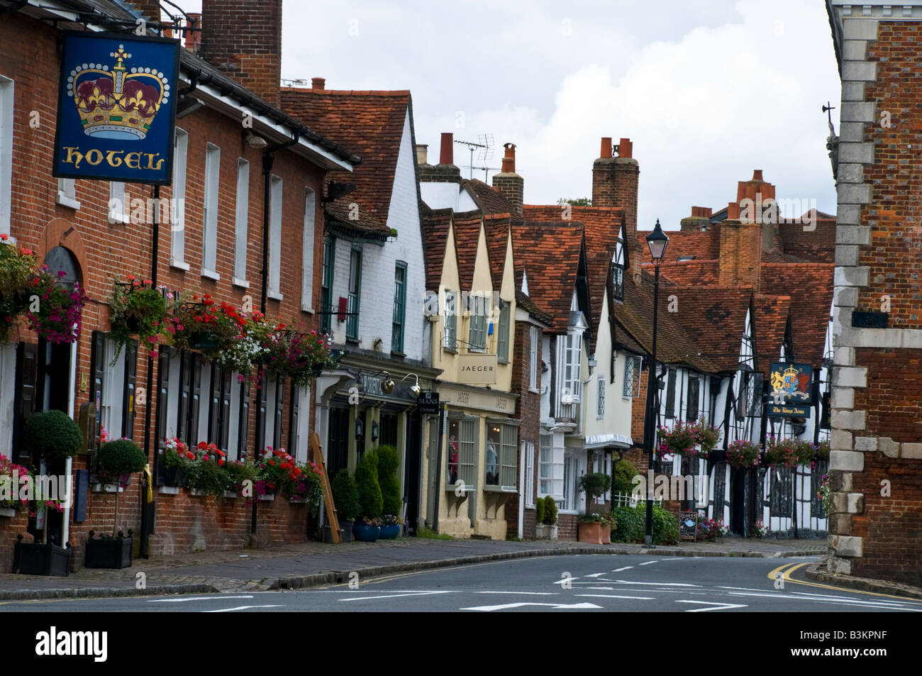 High Street Old town Amersham Banque D'Images