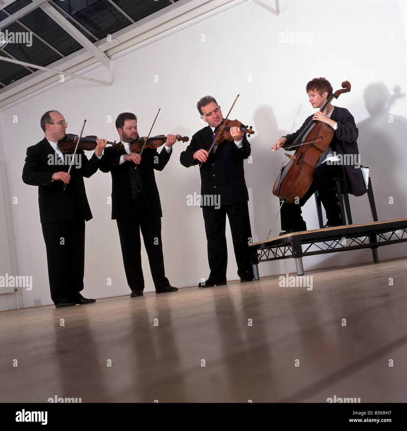 BRODSKY QUARTET groupe de musique de chambre en 1994 Banque D'Images