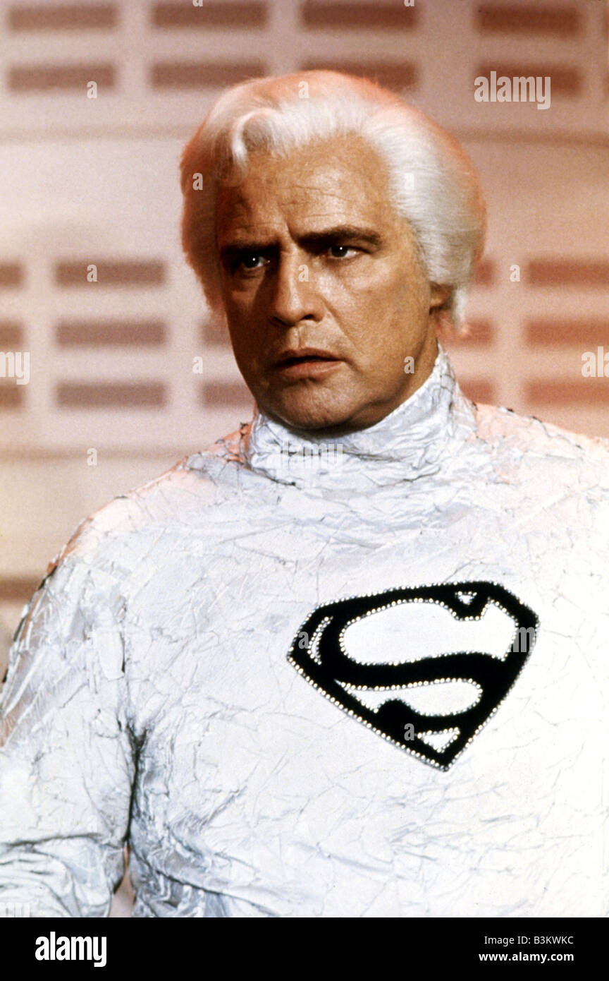 SUPERMAN 1978 Warner film avec Marlon Brando Banque D'Images