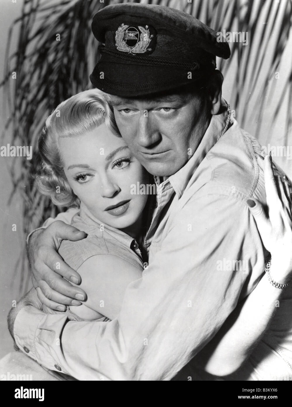 La mer CHASE 1955 John Wayne et Lana Turner Banque D'Images