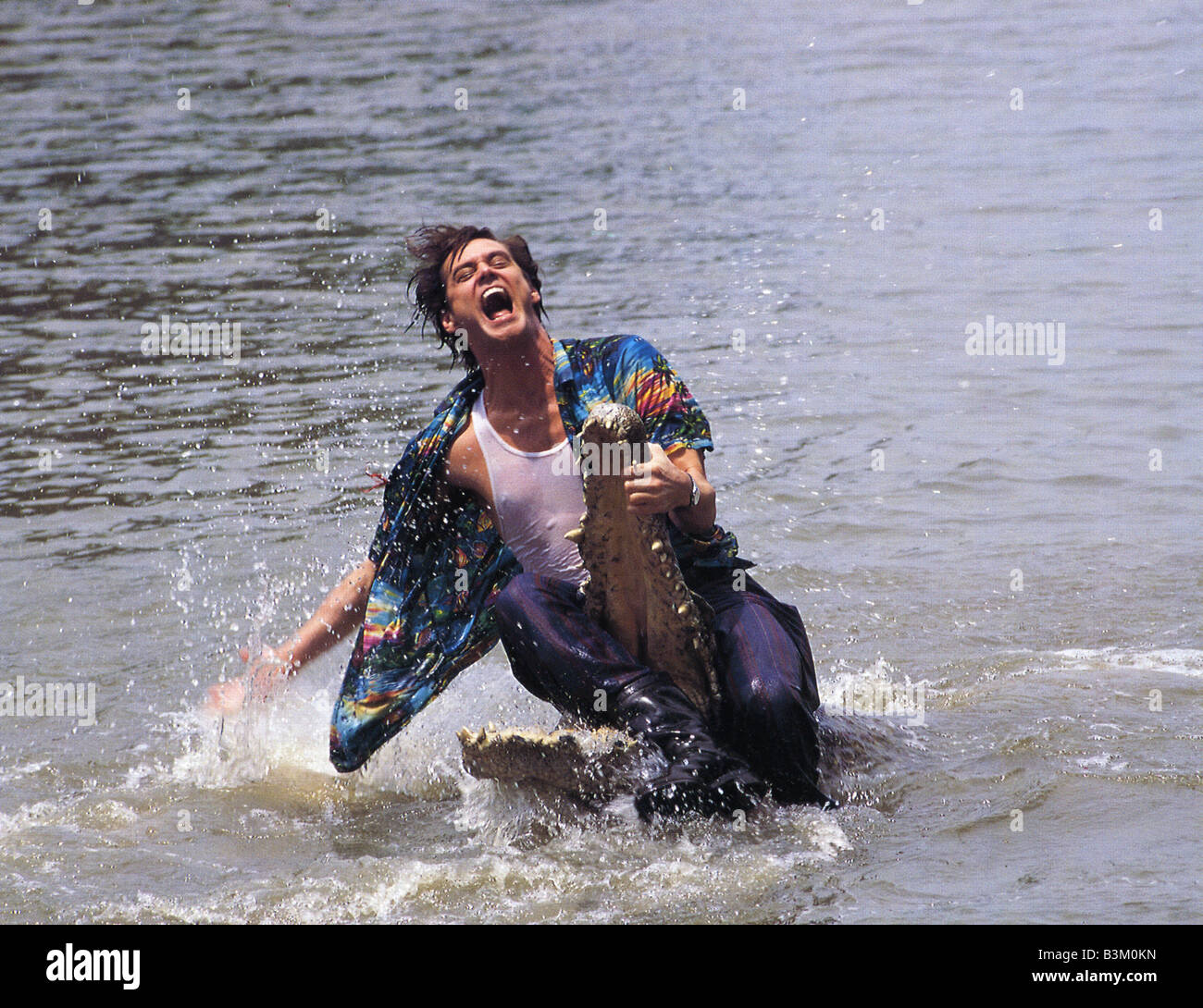 ACE VENTURE : QUAND LA NATURE APPELLE 1995 Warner/Morgan Creek film avec Jim Carrey Banque D'Images