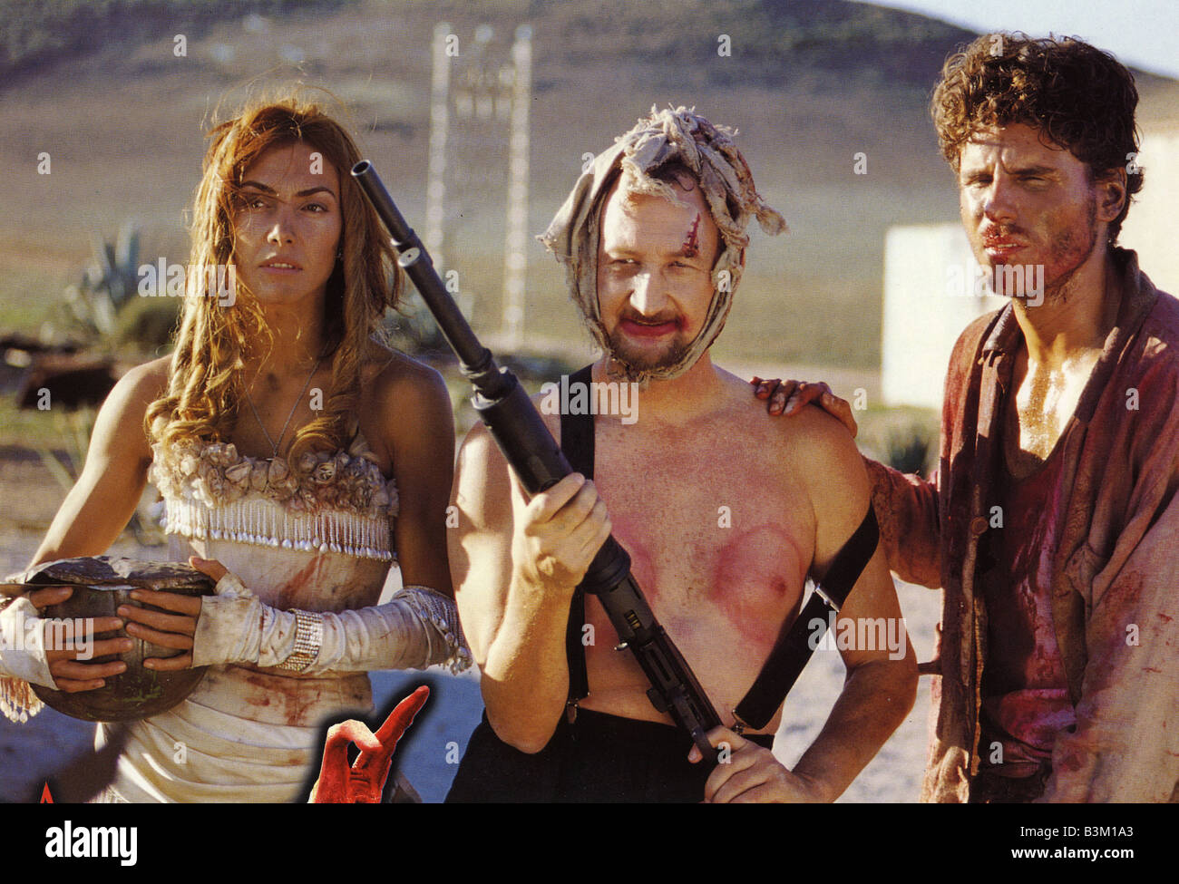 Langue maternelle KILLER 1996 film de divertissement avec Melinda Clark à gauche Banque D'Images