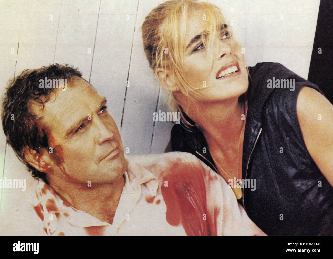 Poissons tueur 1978 Victoria film avec Lee Majors et Margot Hemimgway Banque D'Images