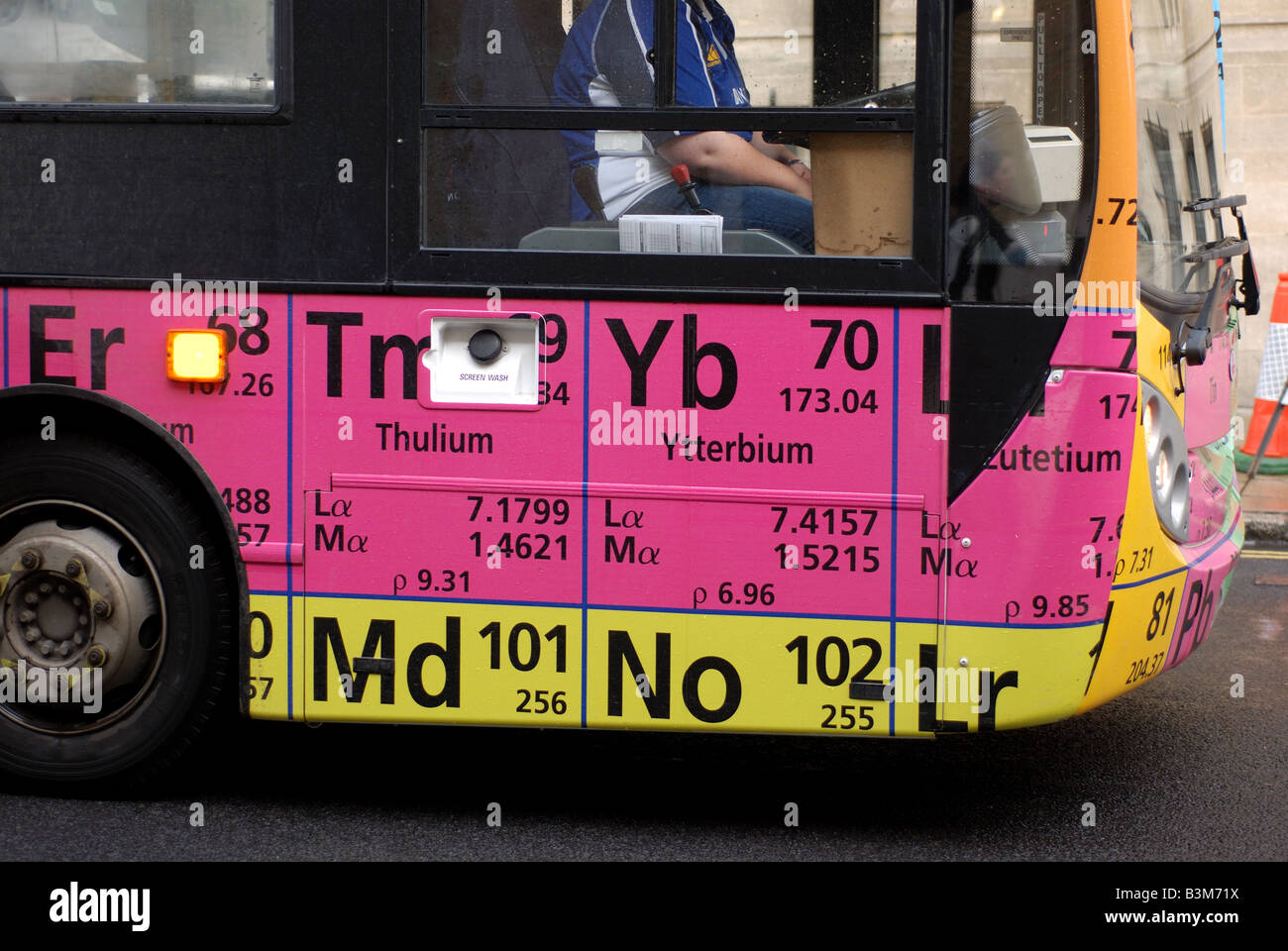 Voyage en bus Thames Oxford Science Park livrée, Oxford, UK Banque D'Images