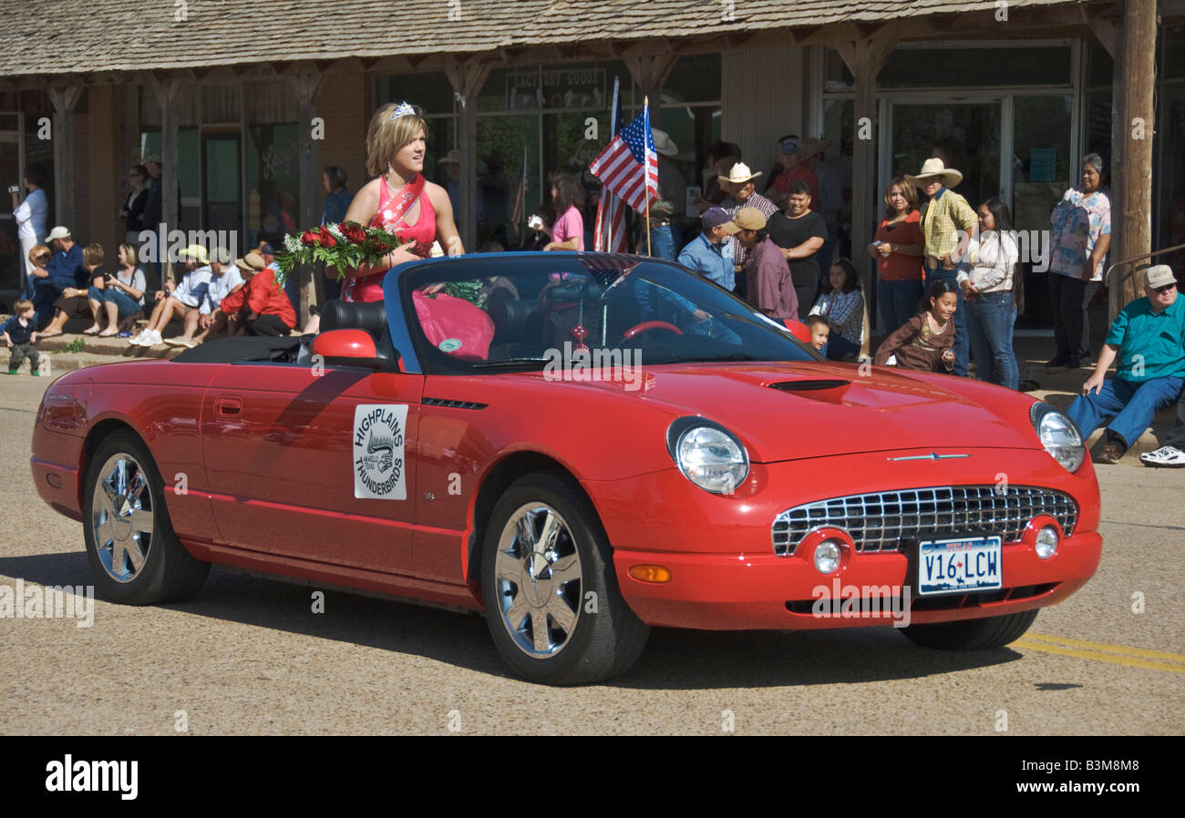 La Turquie Texas Bob Wills annuel Day celebration Downtown Eaton Reine Banque D'Images