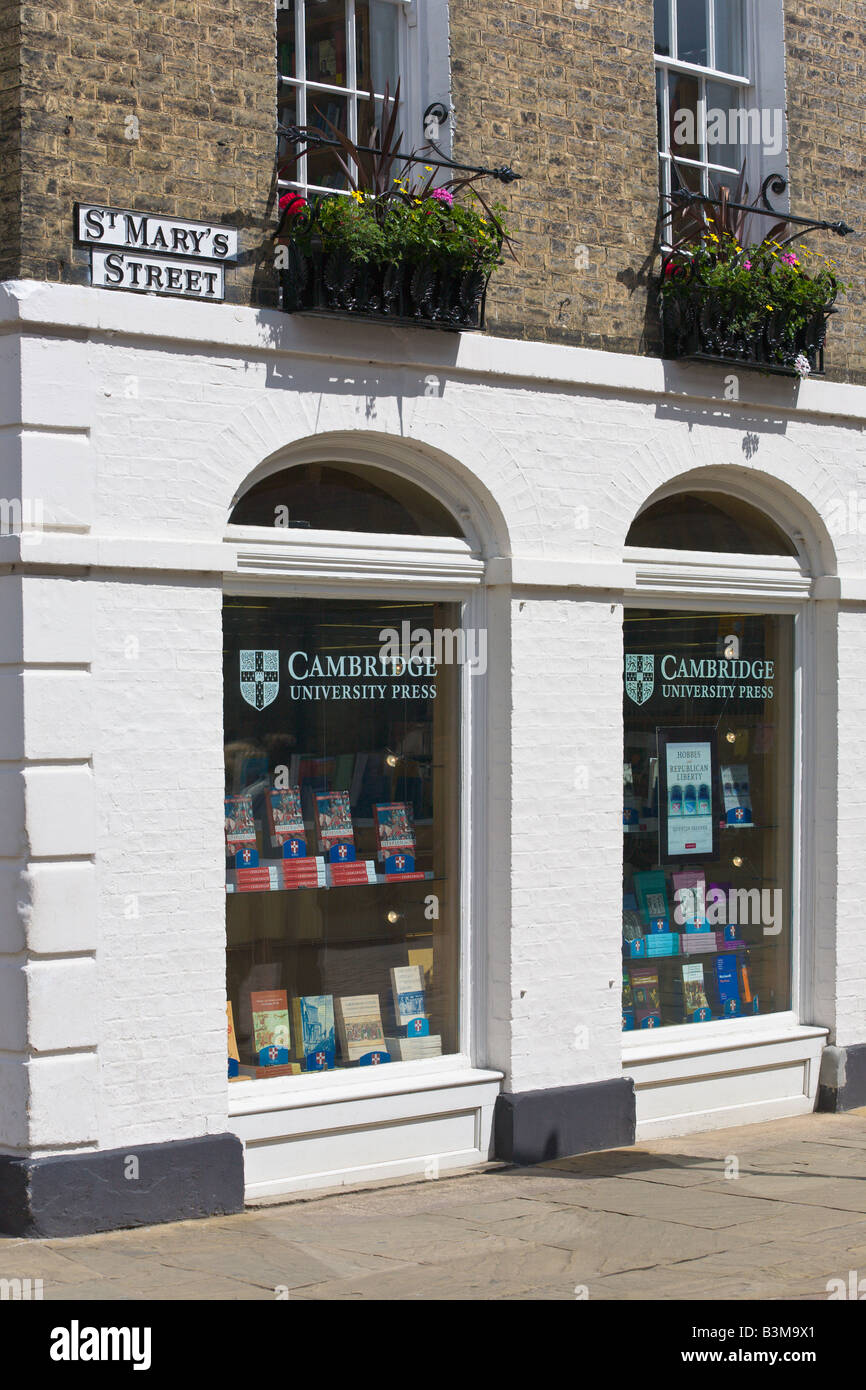 Cambridge University Press Book Shop, Cambridge, Angleterre Banque D'Images