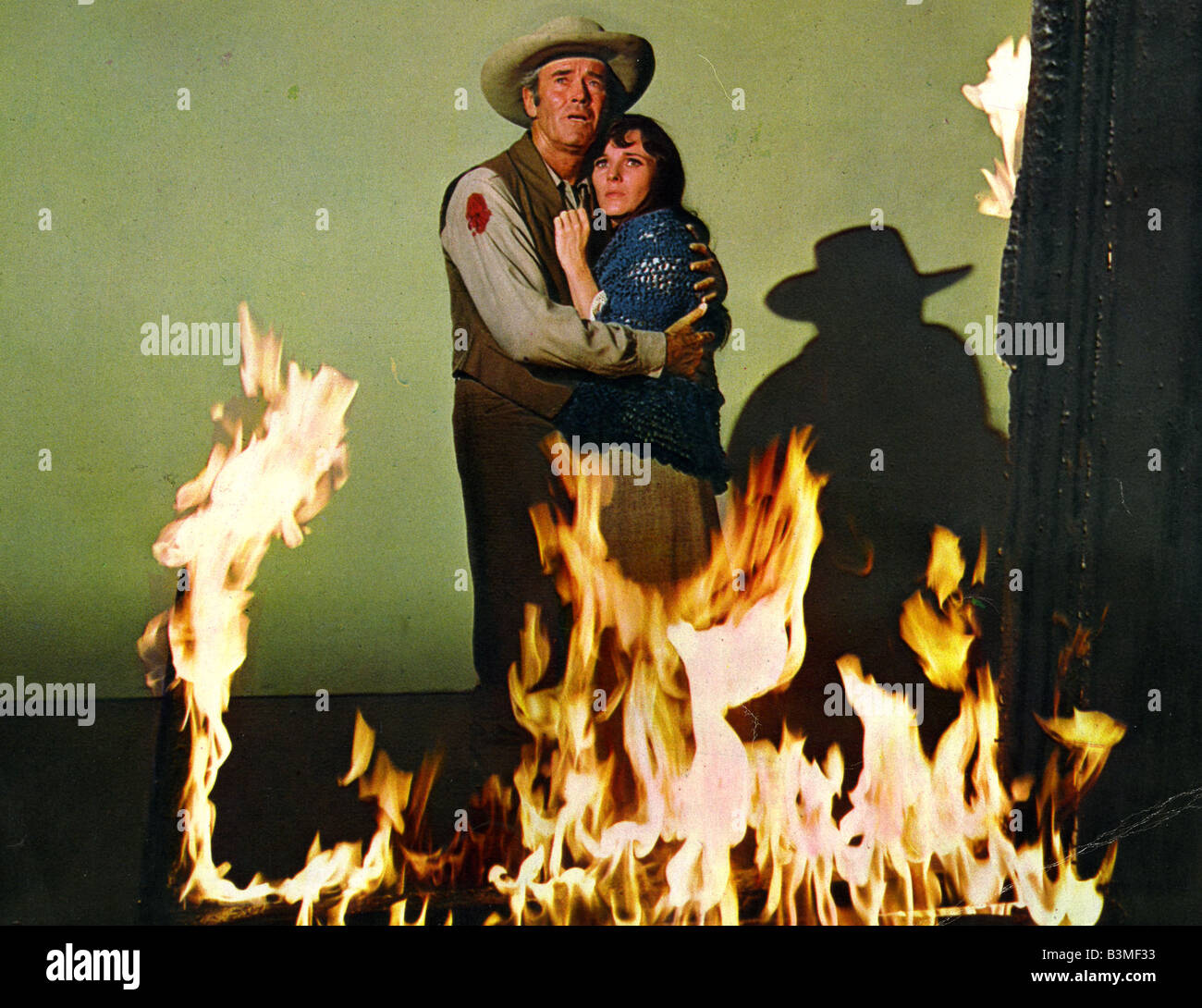 KILLER SUR UN CHEVAL aka Bienvenue sur Hard Times 1967 MGM film avec Henry Fonda Banque D'Images