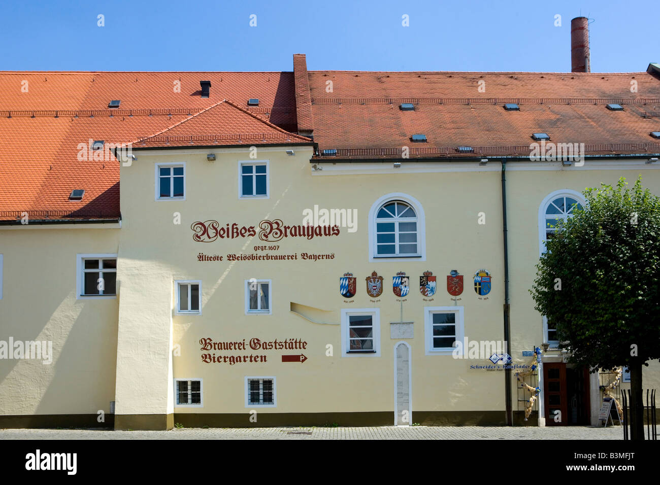 Deutschland, Bayern, Kehlheim an der Donau, Allemagne Bavière Kehlheim au bord du Danube Banque D'Images