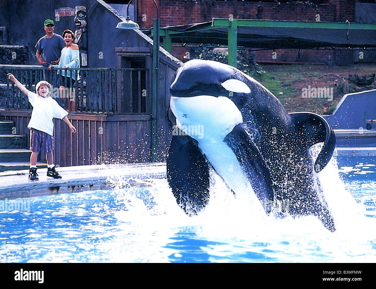 FREE WILLY 1993 Warner/Canal film Banque D'Images