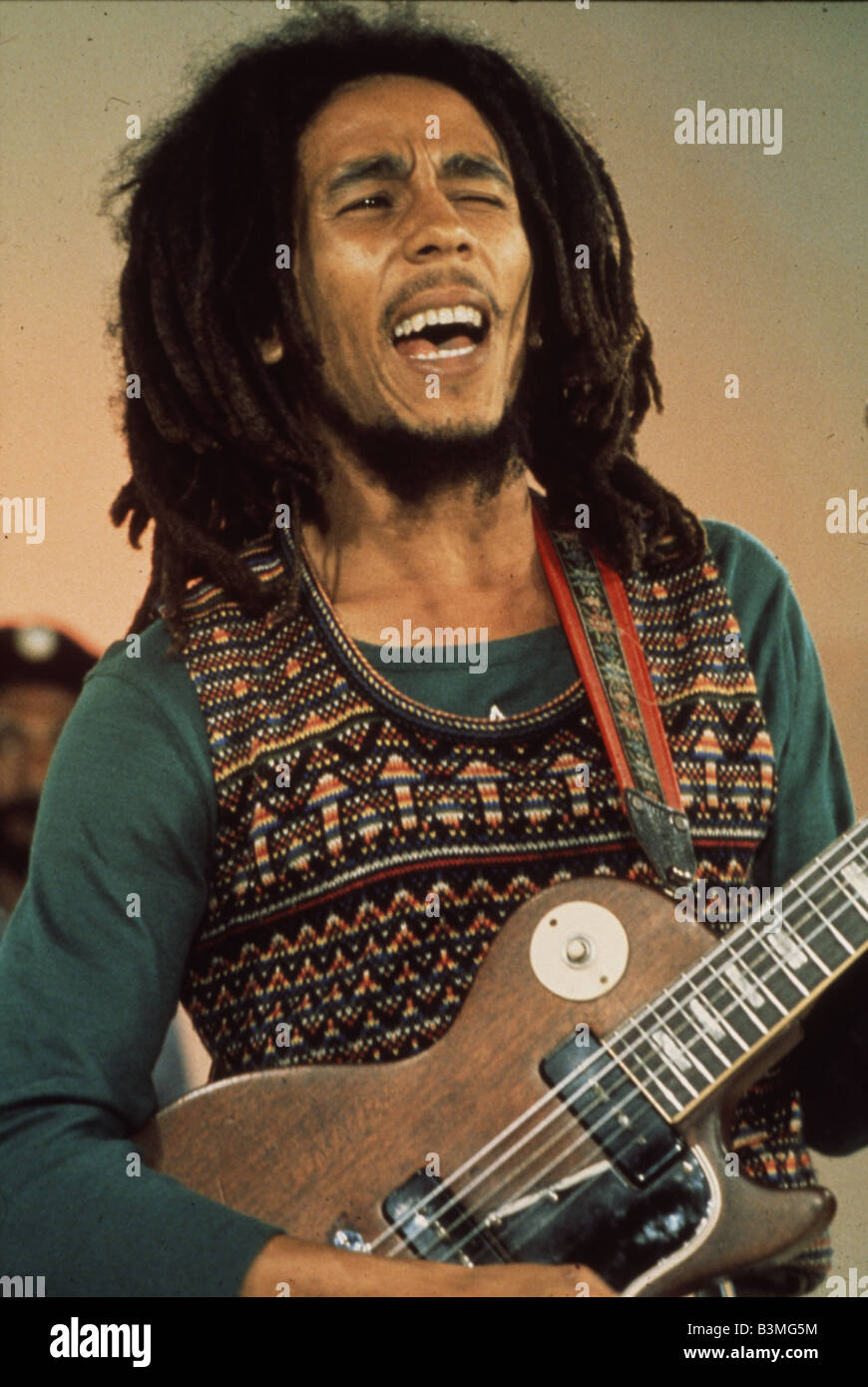 BOB MARLEY (1945-1981) musicien jamaïcain de reggae en 1978 Banque D'Images