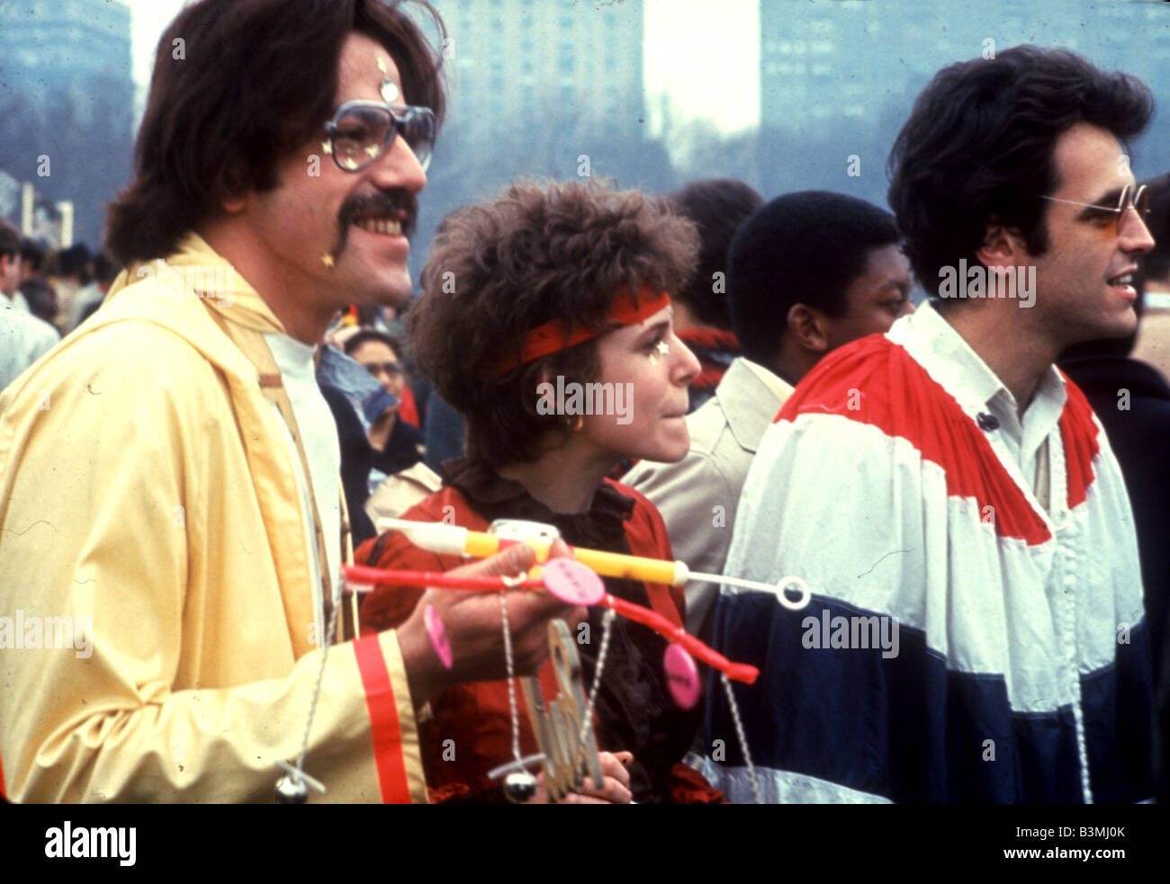Rassemblement du FLOWER POWER de San Francisco en 1967 Banque D'Images