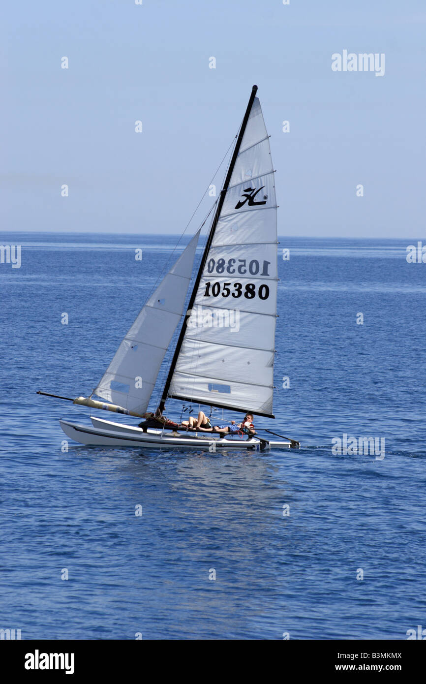 France Cote d Azur à Nice dans la Baie des Anges de Nice Banque D'Images